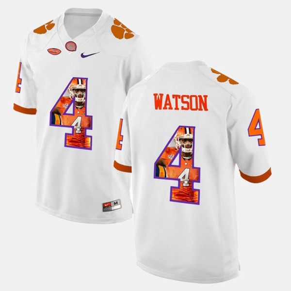 Clemson Tigers No4 Deshaun Watson Orange Diamond Quest Limited Stitched NCAA Jersey